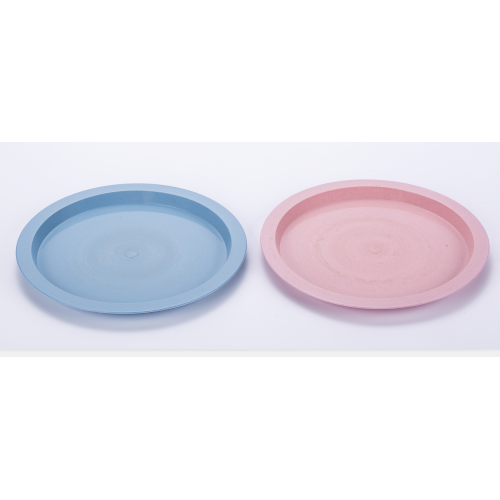 3pcs plastic plate fruit snacks plate dish plate